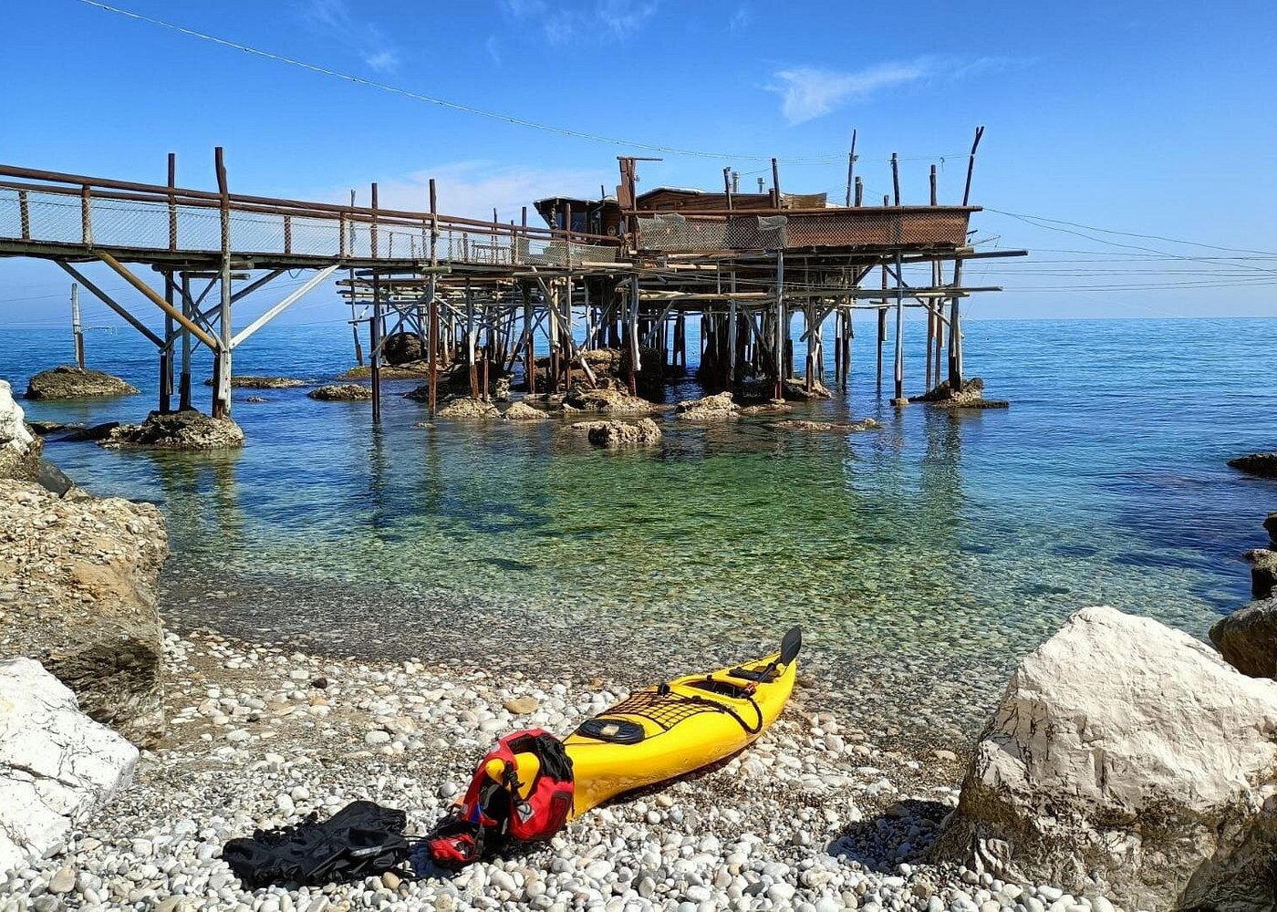 Trabocco sulla Costa dei Trabocchi, Abruzzo