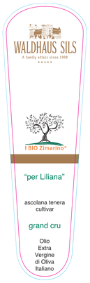 Fronte etichetta Waldhaus Sils – Per Liliana